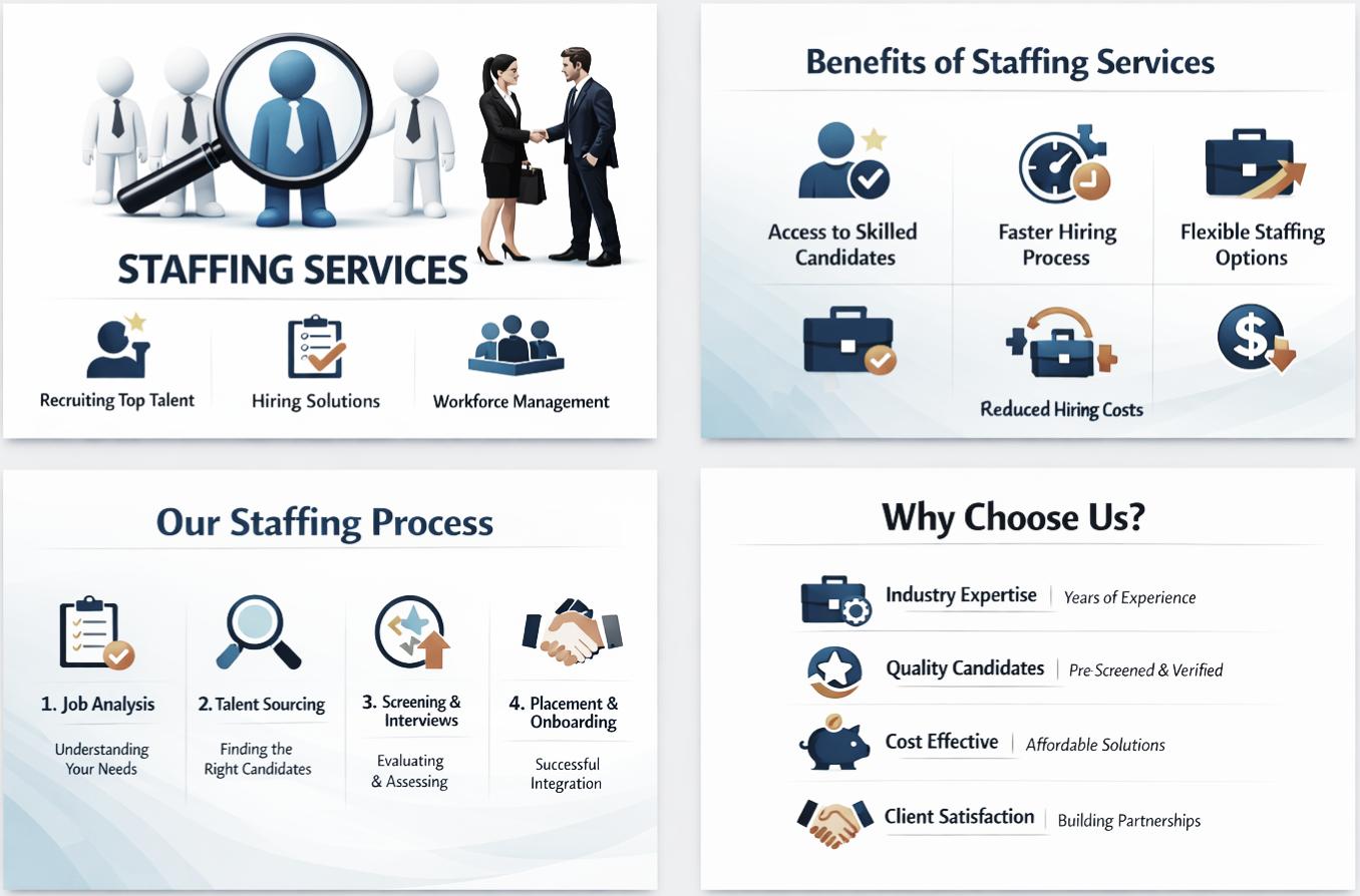 Staffing services overview